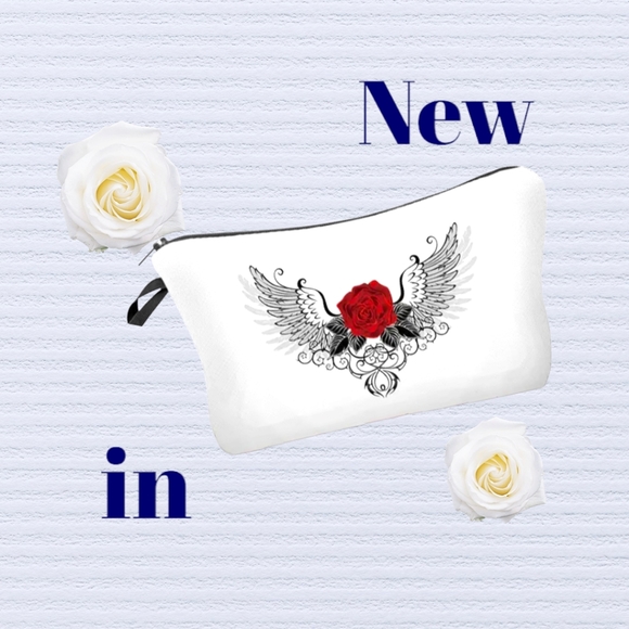Red Rose Angel Cosmetics Bag - Picture 12 of 13